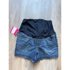 Isabel Maternity Shorts, Women's size 8, Blue Denim, New with tags